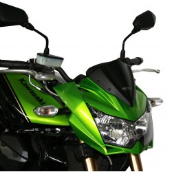 Szyba motocyklowa MRA KAWASAKI Z  750 R, ZR750N, 2011-, forma O, czarna