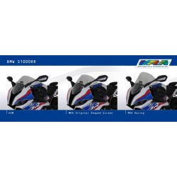 Szyba motocyklowa MRA BMW S1000 RR, , 2019-, forma O, czarna