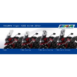 Szyba motocyklowa MRA BMW S1000 RR, , 2019-, forma O, czarna
