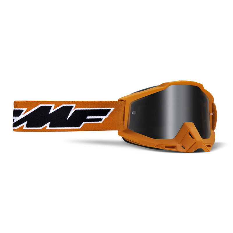 GOGLE FMF POWERBOMB ROCKET ORANGE - SZYBA MIRROR SILVER