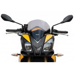 Szyba motocyklowa MRA APRILIA TUONO V4R, RK/TY, 2011-2014, forma SPM, czarna