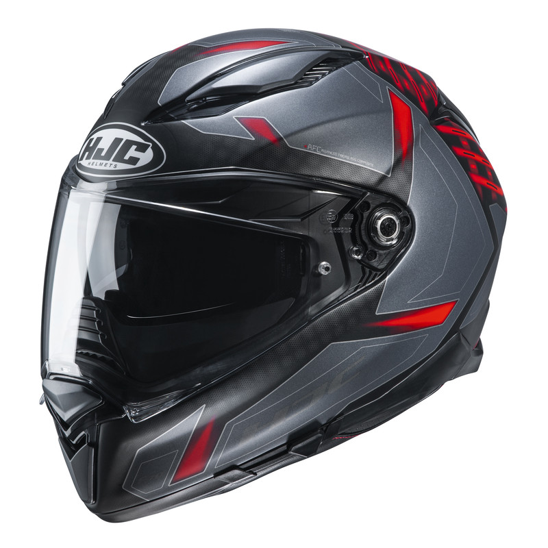 KASK HJC F70 DEVER BLACK/RED 