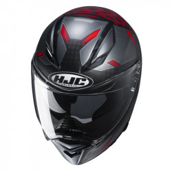 KASK HJC F70 DEVER BLACK/RED 
