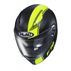 KASK HJC F70 MAGO BLACK/FLO YELLOW 