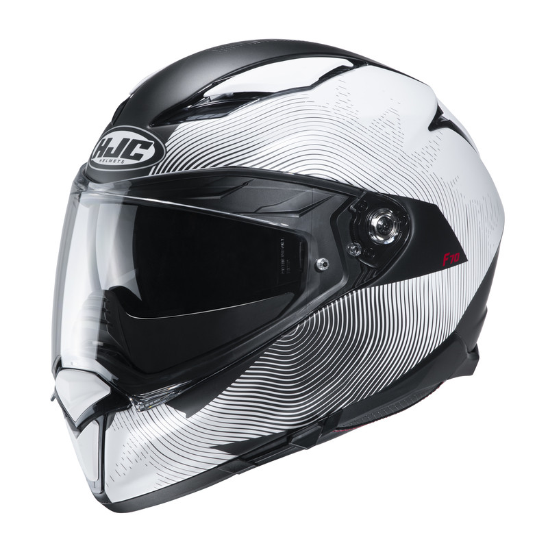 KASK HJC F70 SAMOS WHITE/BLACK 