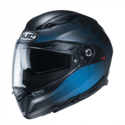 KASK HJC F70 SAMOS BLACK/BLUE 