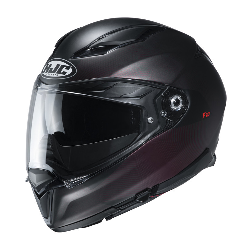 KASK HJC F70 SAMOS BLACK/RED 