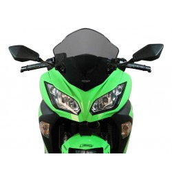 Szyba motocyklowa MRA KAWASAKI ZX 250 R, EX300A, 2013-, forma R, czarna