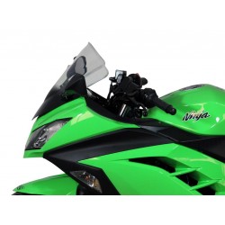 Szyba motocyklowa MRA KAWASAKI ZX 250 R, EX300A, 2013-, forma R, czarna