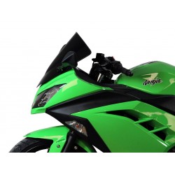 Szyba motocyklowa MRA KAWASAKI ZX 250 R, EX300A, 2013-, forma R, czarna