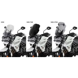 Szyba motocyklowa MRA TRIUMPH TIGER 800 /XC /XR / XRT, A08, 2018-, forma TM, przyciemniana