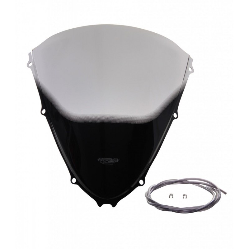 Szyba motocyklowa MRA KAWASAKI ZX 14 R, ZXT40A/ZXT40C/ZXT40E/ZX14, 2006-, forma O, czarna