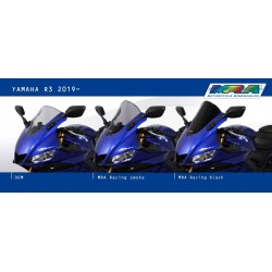 Szyba motocyklowa MRA YAMAHA YZF-R3, , 2019-, forma R, przyciemniana