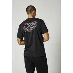 T-SHIRT FOX FAST LANE POCKET BLACK  ENDURO CROSS