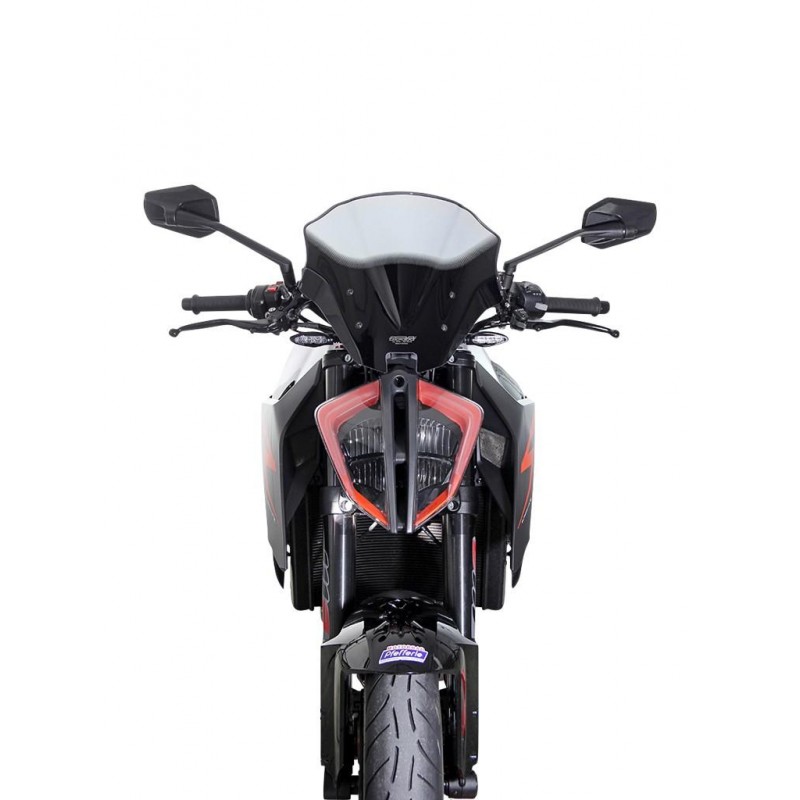 Szyba motocyklowa MRA KTM 1290 SUPER DUKE R, KTM SUPERDUKE, 2017-2019, forma NRM, czarna