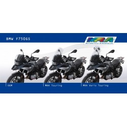 Szyba motocyklowa MRA BMW F 750 GS, K80, 2018-, forma TM, przyciemniana