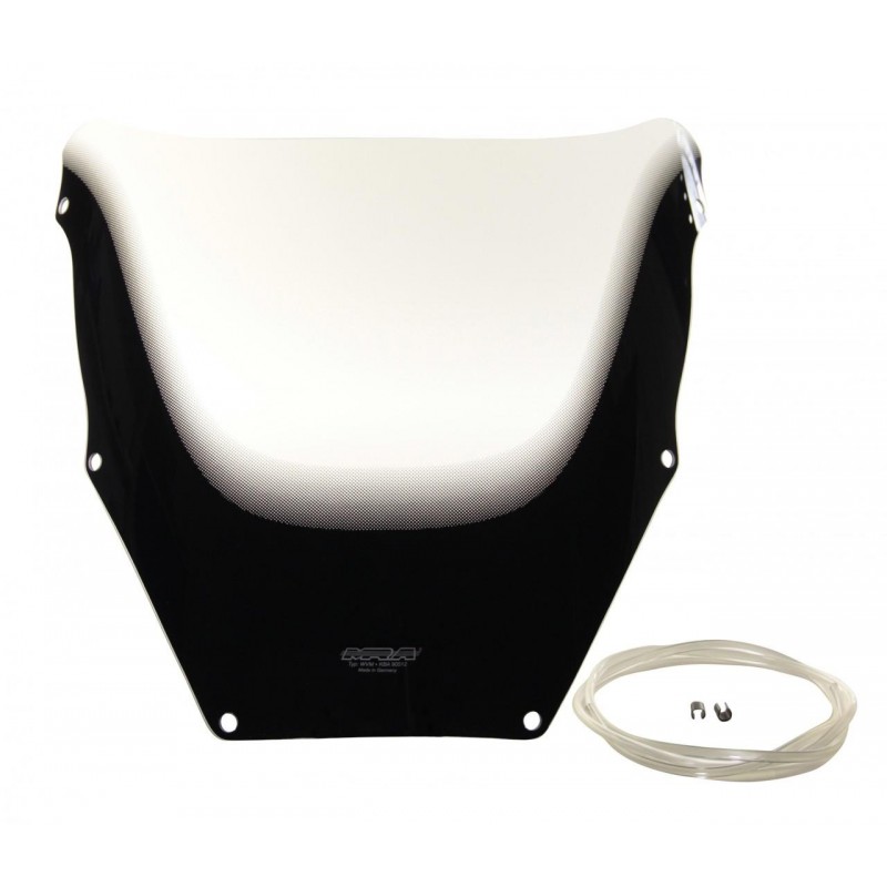 Szyba motocyklowa MRA KAWASAKI ZX 6 R, ZX600G, 1998-1999, forma O, czarna