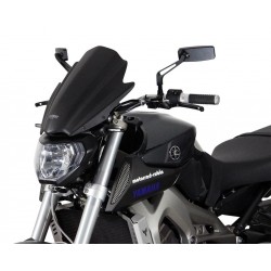 Szyba motocyklowa MRA YAMAHA FZ-09, , 2014-2016, forma NRM, czarna