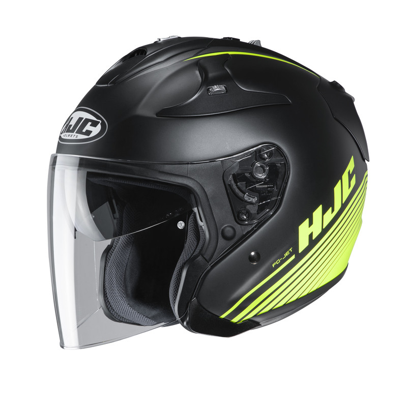 KASK HJC FG-JET PATON BLACK/FLO YELLOW 