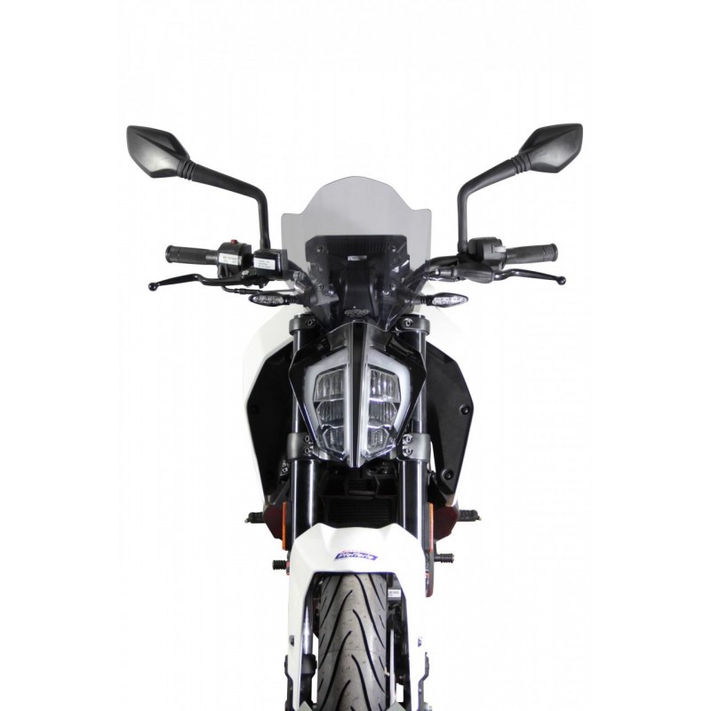 Szyba motocyklowa MRA KTM DUKE 125, , 2017-, forma NSPM, bezbarwna