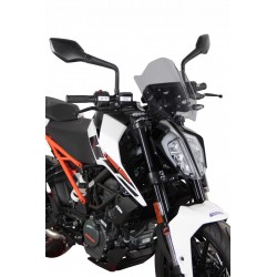 Szyba motocyklowa MRA KTM DUKE 125, , 2017-, forma NSPM, bezbarwna