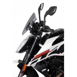 Szyba motocyklowa MRA KTM DUKE 125, , 2017-, forma NSPM, bezbarwna