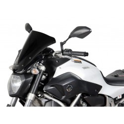 Szyba motocyklowa MRA YAMAHA FZ-07, RM04, 2014-2017, forma NRM, bezbarwna