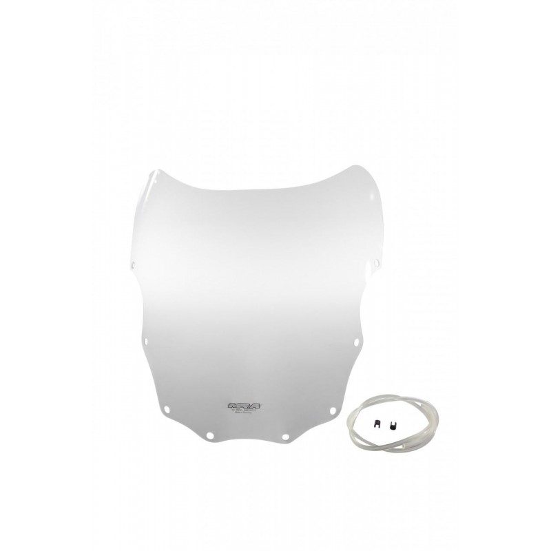 Szyba motocyklowa MRA KAWASAKI GPZ 500 S, EX500D EX500E, 1994-, forma OM, czarna