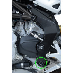 ZAŚLEPKA RAMY, MV AGUSTA F3 675/800 /RIVALE 800, LEWA, BLACK