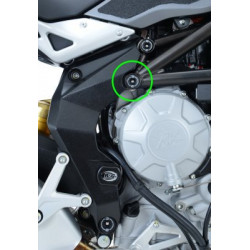 ZAŚLEPKA RAMY, MV AGUSTA F5 675 / 800 / RIVALE 800 / DRAGSTER 800, PRAWA, BLACK