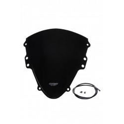 Szyba motocyklowa MRA SUZUKI GSX-R 600, WVB2, 2004-2005, forma O, czarna