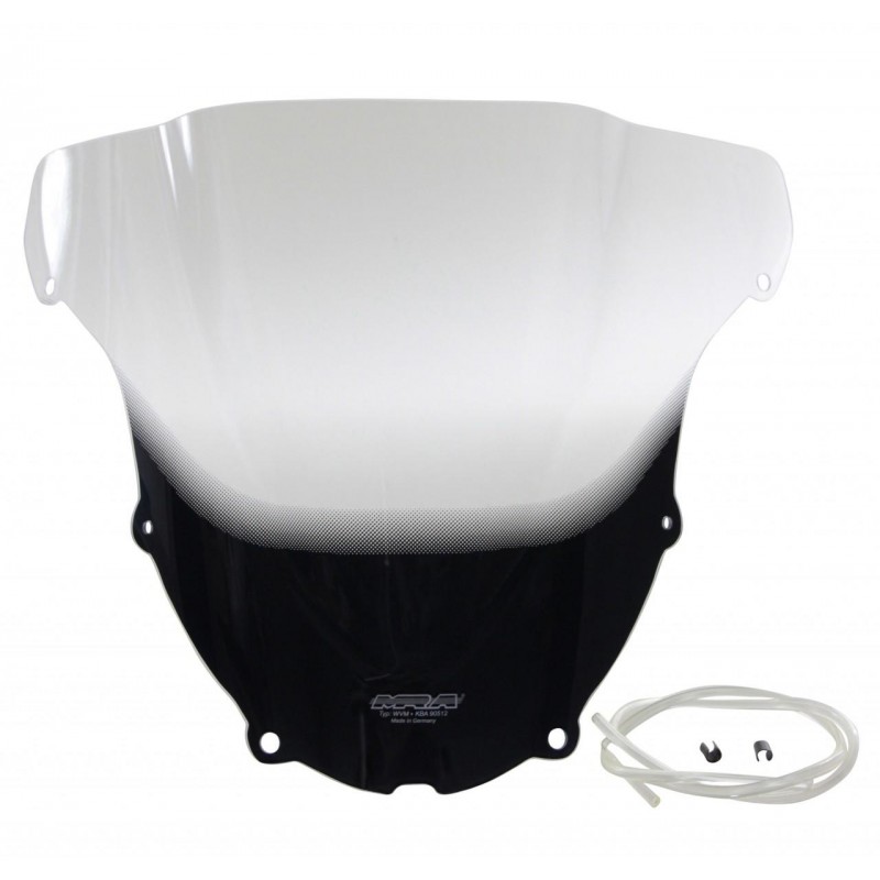 Szyba motocyklowa MRA KAWASAKI ZX 6 R, ZX636A/ZX636B, 2003-2004, forma R, bezbarwna