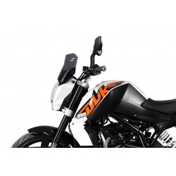 Szyba motocyklowa MRA KTM DUKE 125, , -2016, forma S, przyciemniana