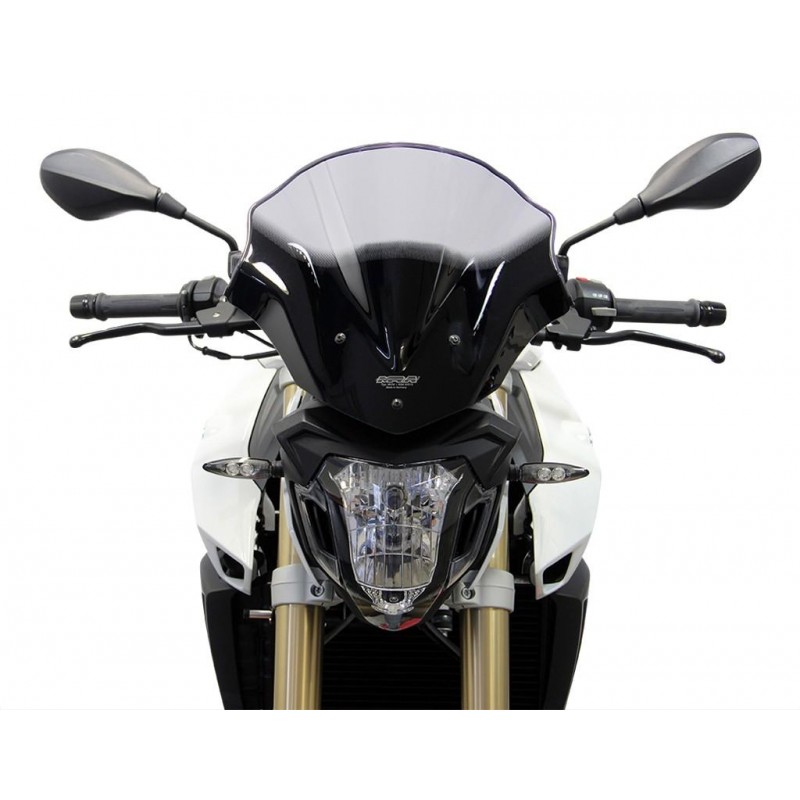 Szyba motocyklowa MRA BMW F 800 R, E8ST, 2015-, forma R, przyciemniana