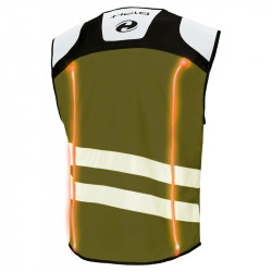 KAMIZELKA ODBLASKOWA HELD FLASHLIGHT LED BLACK/FLUO YELLOW 