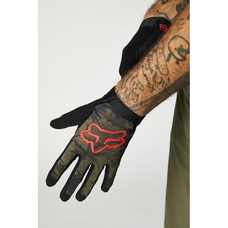 RĘKAWICE FOX FLEXAIR ASCENT OLIVE GREEN  ENDURO CROSS