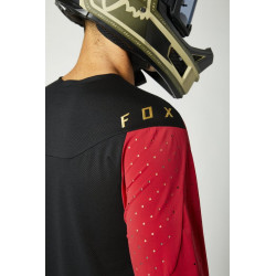 KOSZULKA ROWEROWA FOX Z DŁUGIM RĘKAWEM FLEXAIR DELTA CHILI  ENDURO CROSS
