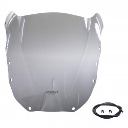 Szyba motocyklowa MRA KAWASAKI ZXR 750, ZXR750(J)/ZXR750R(K), 1991-1992, forma R, czarna