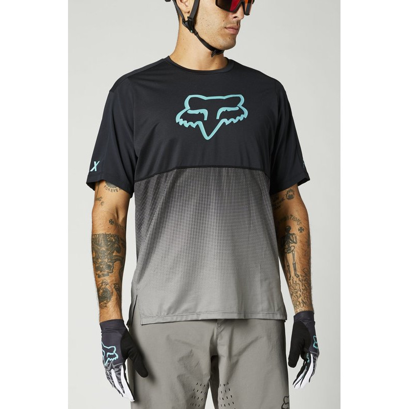 KOSZULKA ROWEROWA FOX FLEXAIR TEAL  ENDURO CROSS