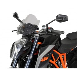 Szyba motocyklowa MRA KTM 1290 SUPER DUKE R, , 2013-2016, forma NRM, czarna