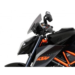 Szyba motocyklowa MRA KTM 1290 SUPER DUKE R, , 2013-2016, forma NRM, czarna