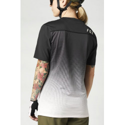 KOSZULKA ROWEROWA FOX LADY FLEXAIR BLACK/PINK  ENDURO CROSS