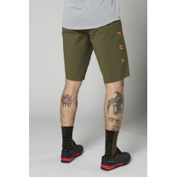 SPODENKI ROWEROWE FOX FLEXAIR LITE OLIVE GREEN  ENDURO CROSS