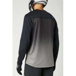 KOSZULKA ROWEROWA FOX Z DŁUGIM RĘKAWEM FLEXAIR BLACK  ENDURO CROSS
