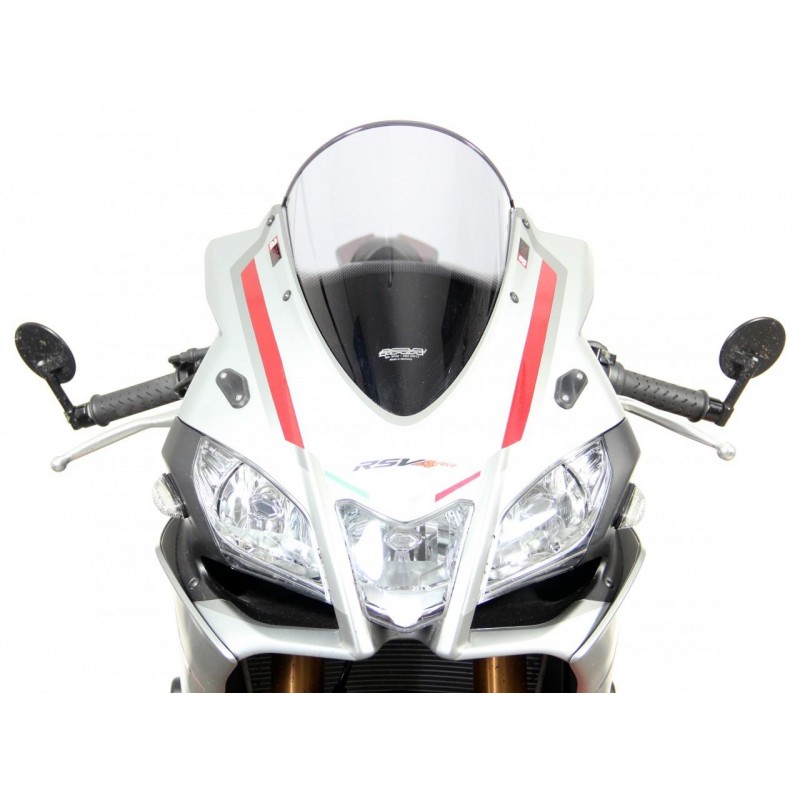Szyba motocyklowa MRA APRILIA RSV 4 RR/RF/1100 FACTORY 19-, RK /RR /RF, 2015-2020, forma O, bezbarwna