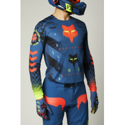 BLUZA FOX FLEXAIR MAWLR LE DUSTY BLUE  ENDURO CROSS