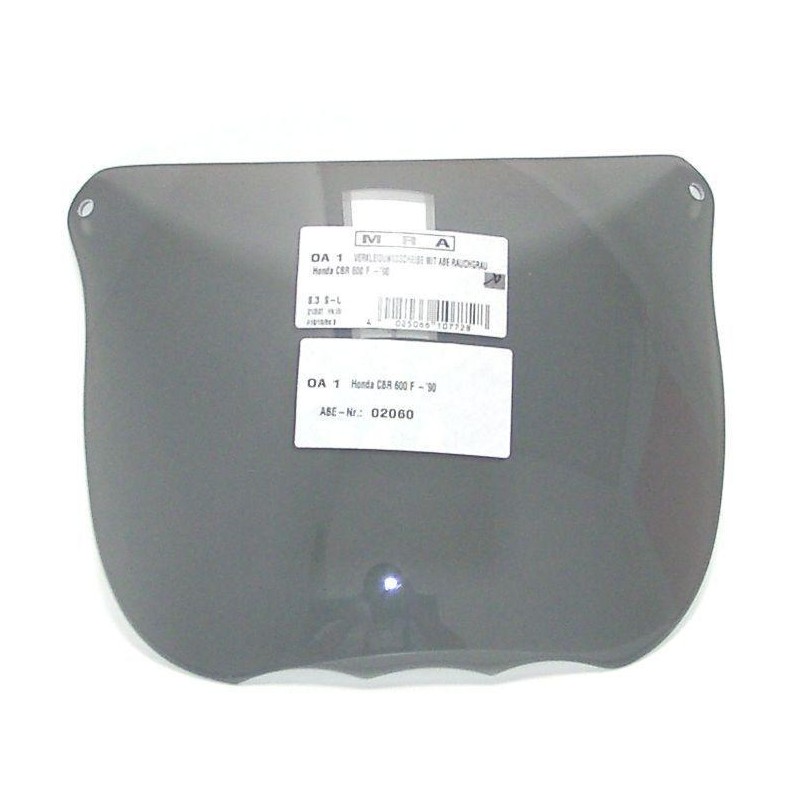 Szyba motocyklowa MRA HONDA CBR 600 F, PC19 PC23, -1990, forma O, przyciemniana
