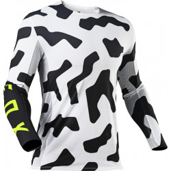 BLUZA FOX FLEXAIR PSYCOSIS BLACK/WHITE  ENDURO CROSS