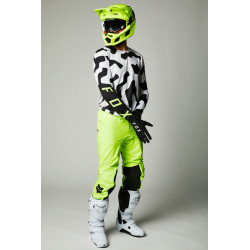 BLUZA FOX FLEXAIR PSYCOSIS BLACK/WHITE  ENDURO CROSS