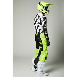 BLUZA FOX FLEXAIR PSYCOSIS BLACK/WHITE  ENDURO CROSS